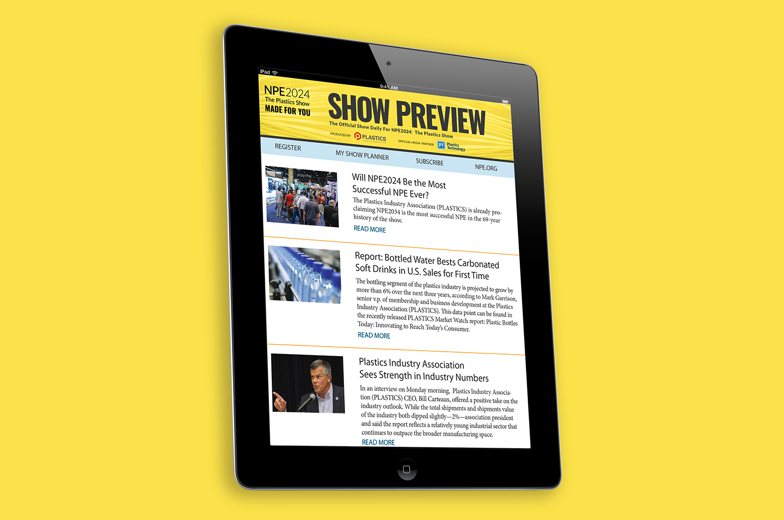 Robot Arm Building the word "You"