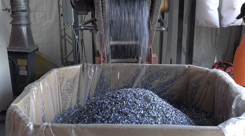 Robot Arm Building the word "You"