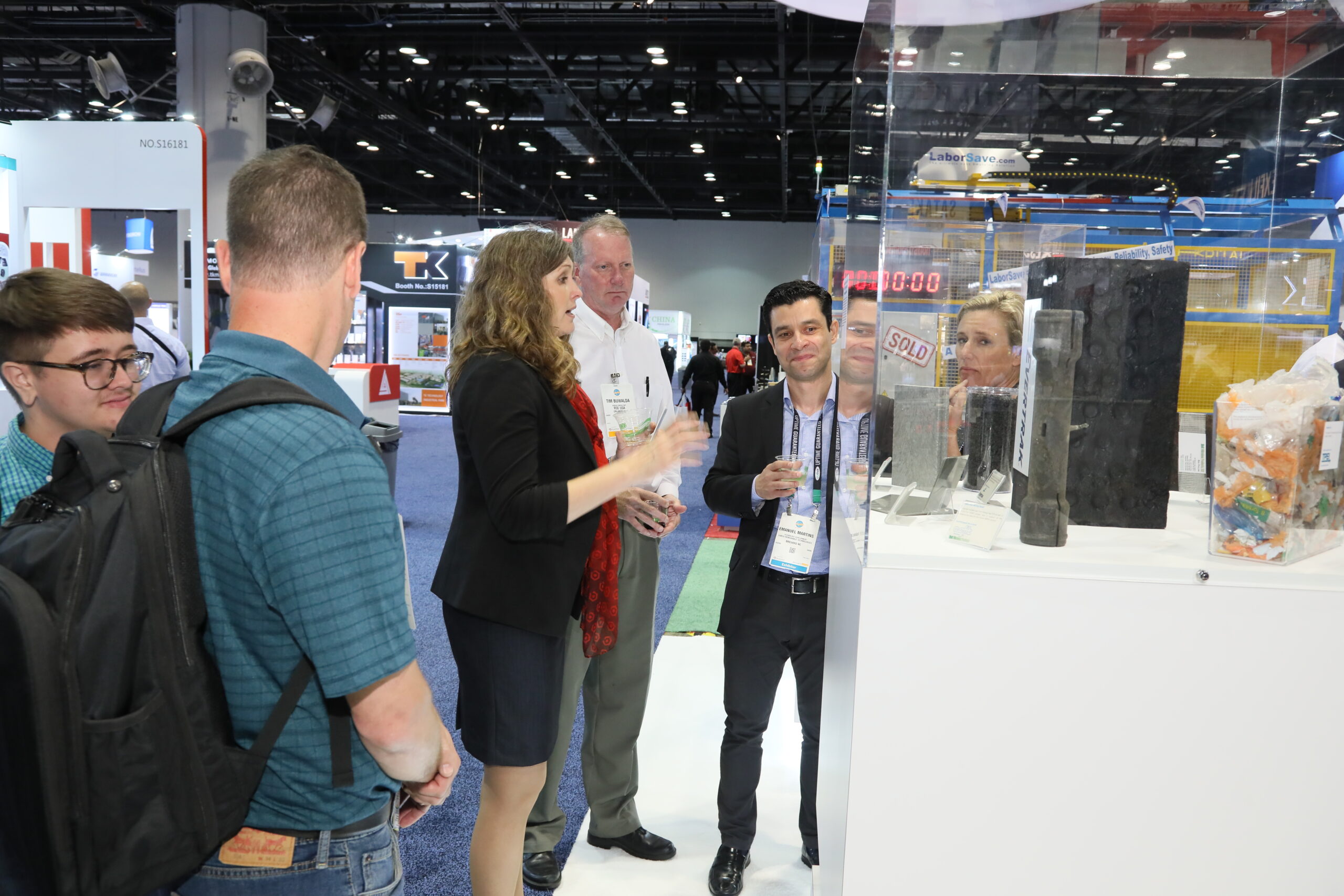 Photo of the Sustainability Lounge at NPE