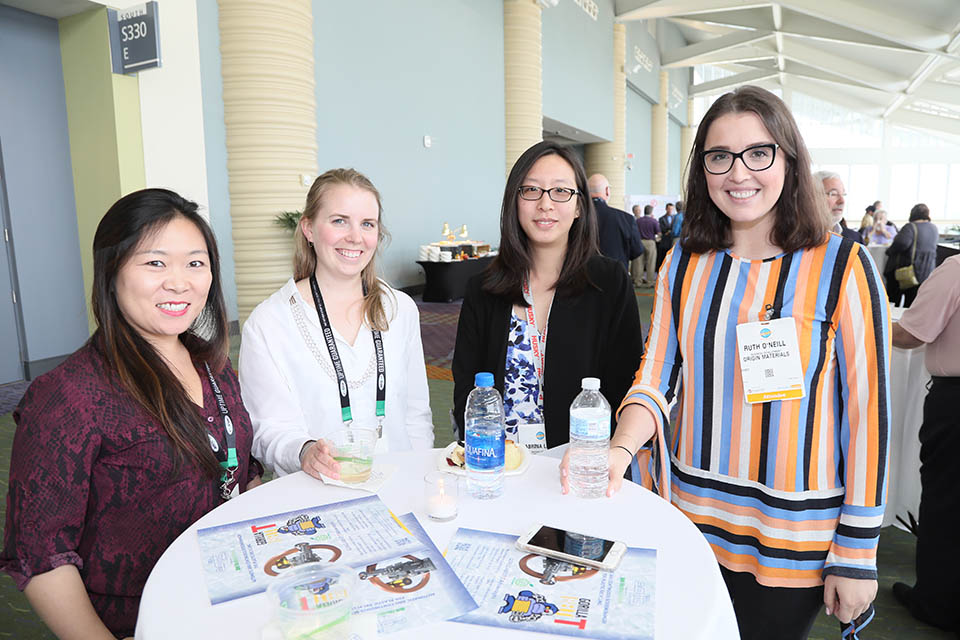 WomensBreakfast_s Four female attendees at NPE's Women's Breakfast event